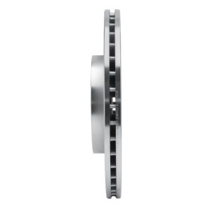 Mini Cooper Clubman Brake Rotor (1) - Front Right - R1 Concepts - Drilled & Slotted - Silver - `16-`24